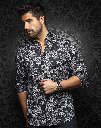 Au Noir Shirt odysee-black-charcoal