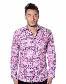 Designer Purple Dress Shirt