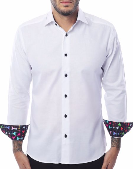 Designer White Shirt