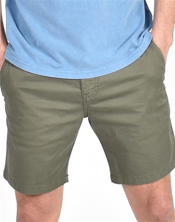 Olive Slim Fit Chino Shorts|Eight-x Luxury Chino Shorts