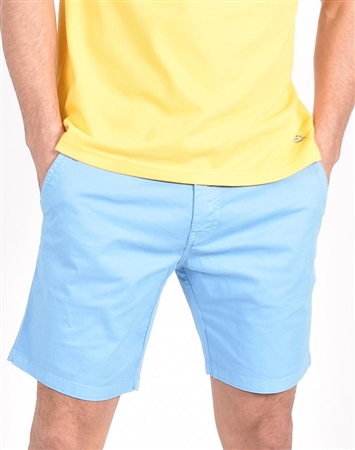Blue Slim Fit Chino Shorts|Eight-x Luxury Chino Shorts