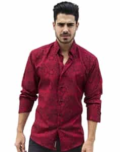 Absolute Rebellion Shirts Rembrandt Deep Red