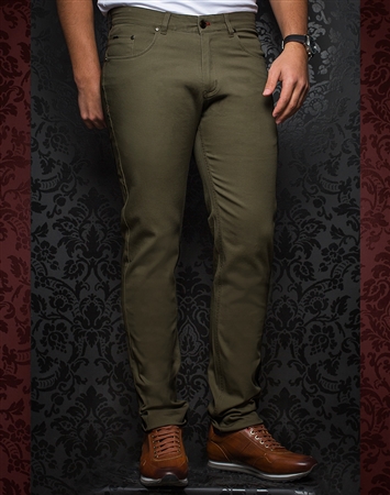 Fashionable Dark Green Pants - Remington Olive