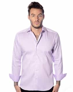 Purple and White Stripe Shirt