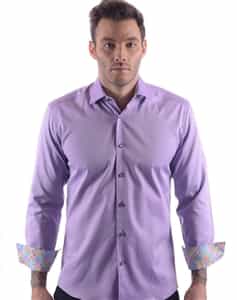 European Shirt: Purple Italian Shirt