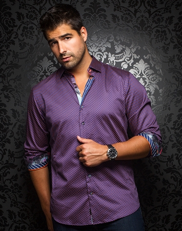 Sporty Dress Shirt - Segovia Purple