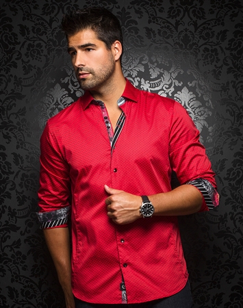 Sporty Dress Shirt - Segovia Red