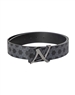 Au Noir Reversible Belt Shelby Gunmetal Black