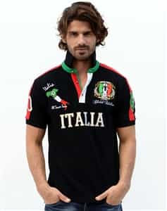 Absolute Rebellion Polo Soccer Italia Black