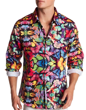 Designer Dressshirts | Men Fashion Shirt - Buterflies