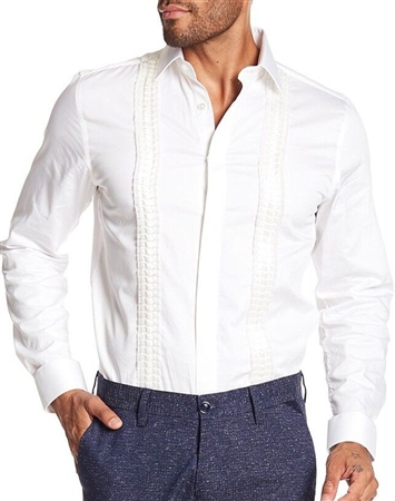 Fashionable White Dress Shirt