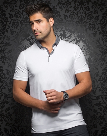 Luxury Sport Polo - Teddy White