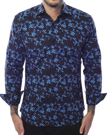 Black Blue Fashion Shirt