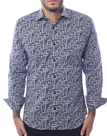 Fashionable Dress Shirt - Navy