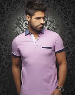 Designer Polo Shirt - Pink