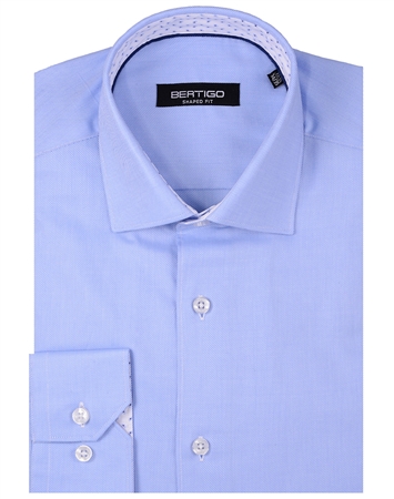 Luxury Blue Dress Shirt