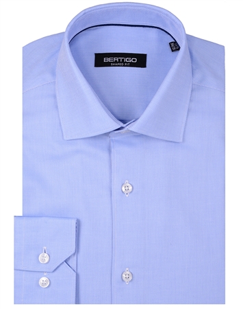 Designer Blue Dress Shirt