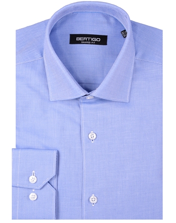 Luxury Blue Dress Shirt