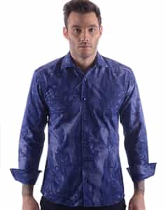 navy Blue Dress Shirt