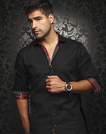 Designer Shirt: Luxury Black Sport Shirt