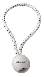 6" Premium Quality White Ball Bungee 50pcs