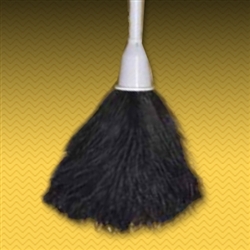 15" Grey Ostrich Feather Duster (5" head with 10" plastic handle).
Lightweight dusters are the most economical dusters available.