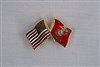 USMC/US Flag Pin