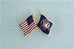 NAVY/US Flag Pin