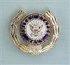 NAVY Wreath Pin