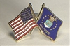 USAF/US Flag Pin
