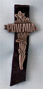 POW/MIA Cross w/Ribbon
