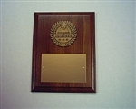 Plaque w/ Bronze AMVETS Emblem