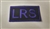 LRS Purple on Black 1 1/2" x 3"