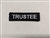 Trustee 3" x 1" Chapters Patch White on Black