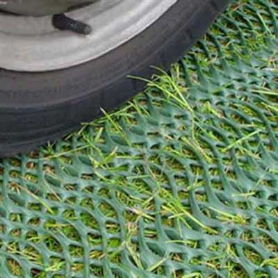 GrassProtecta Grass Reinforcement Mesh - 3.28' x 32.8' Roll - 107 Sq. Ft. - Heavy Grade