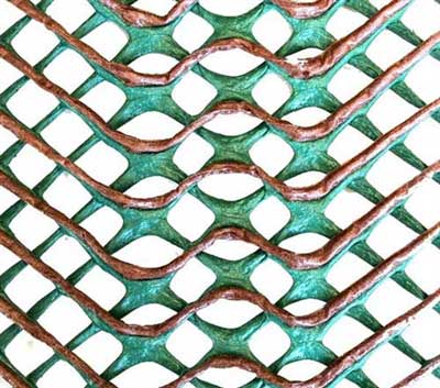 GP-Flex 1800 Grass Protection Mesh green and brown by Tenax