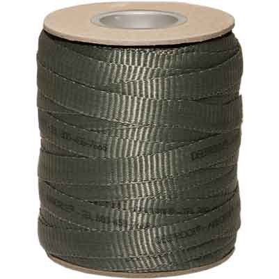 ArborTie Green Flat rope 250' roll