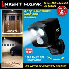 Night Hawk motion sensored  As Seen on TV