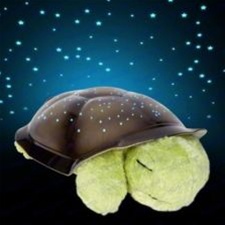 Twilight Mocha Turtle Plush Night Light