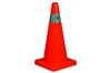 ABC 28" ORANGE WEIGHTED TRAFFIC CONES WITH 4" REFLECTIVE COLLAR