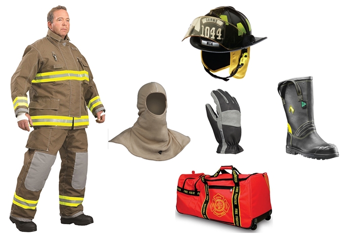 ABC 5222 HEAD-TO-TOE PACKAGE B - KHAKI KEVLAR/NOMEX