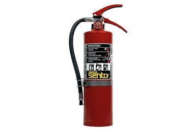 ANSUL SENTRY DRY CHEMICAL FIRE EXTINGUISHER - 5 LB. WITH VEHICLE BRACKET