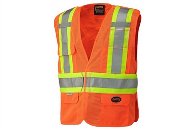 ORANGE MESH TRAFFIC VEST