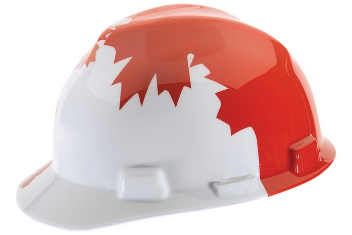 MSA V-GARD CANADIAN HARD HAT