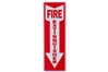 FIRE EXTINGUISHER ARROW SIGN - 4" X 12"