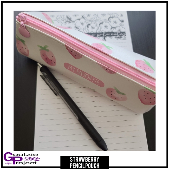 2020 April Box Strawberry Pen Pouch