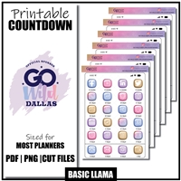 Dallas GW 2024 Basic Llama Countdown - Download