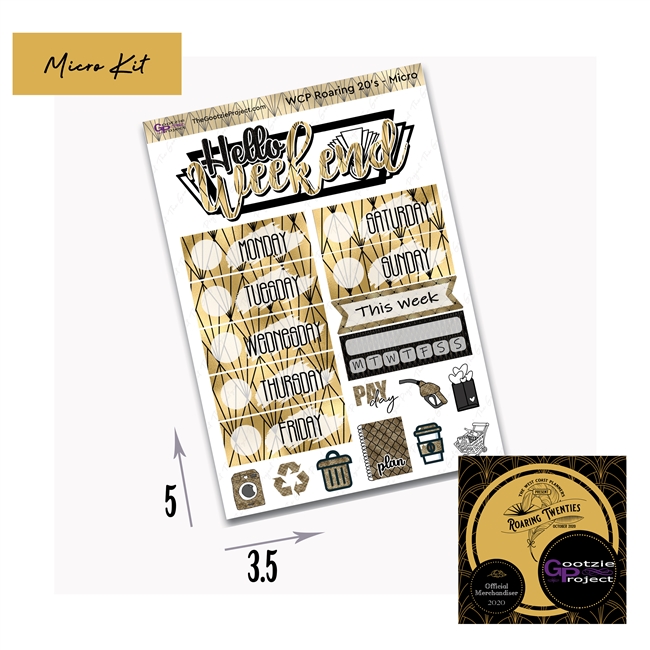 WCP Black and Gold Art Deco Micro Kit