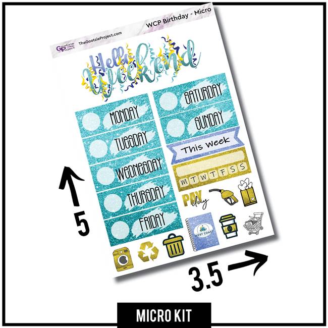 WCP Birthday Mikro Kit
