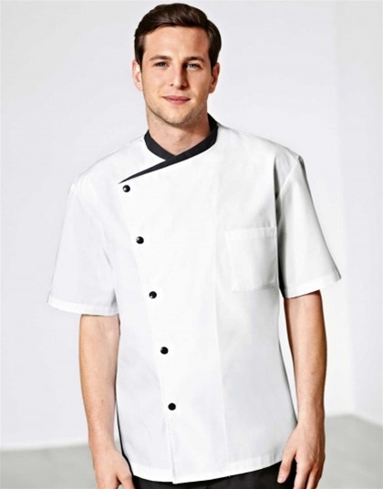 Juliuso short Sleeved Chef Jacket white